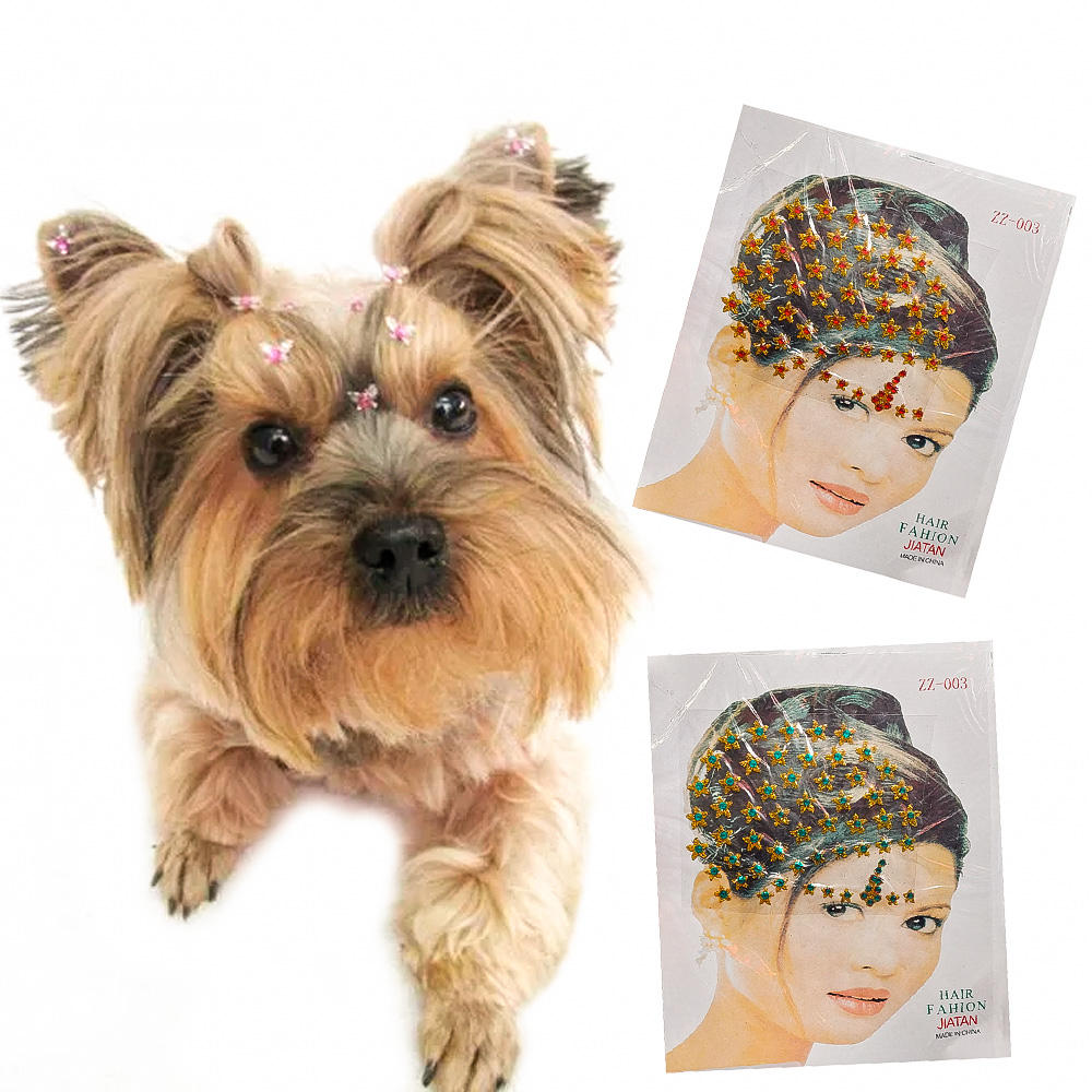 ADESIVO PIERCING HAIR DOG