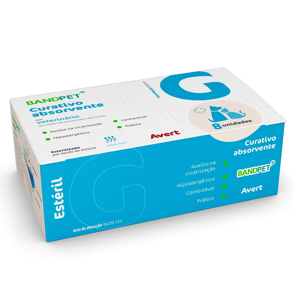 Curativo BANDPET G Esteril 8 Unidades
